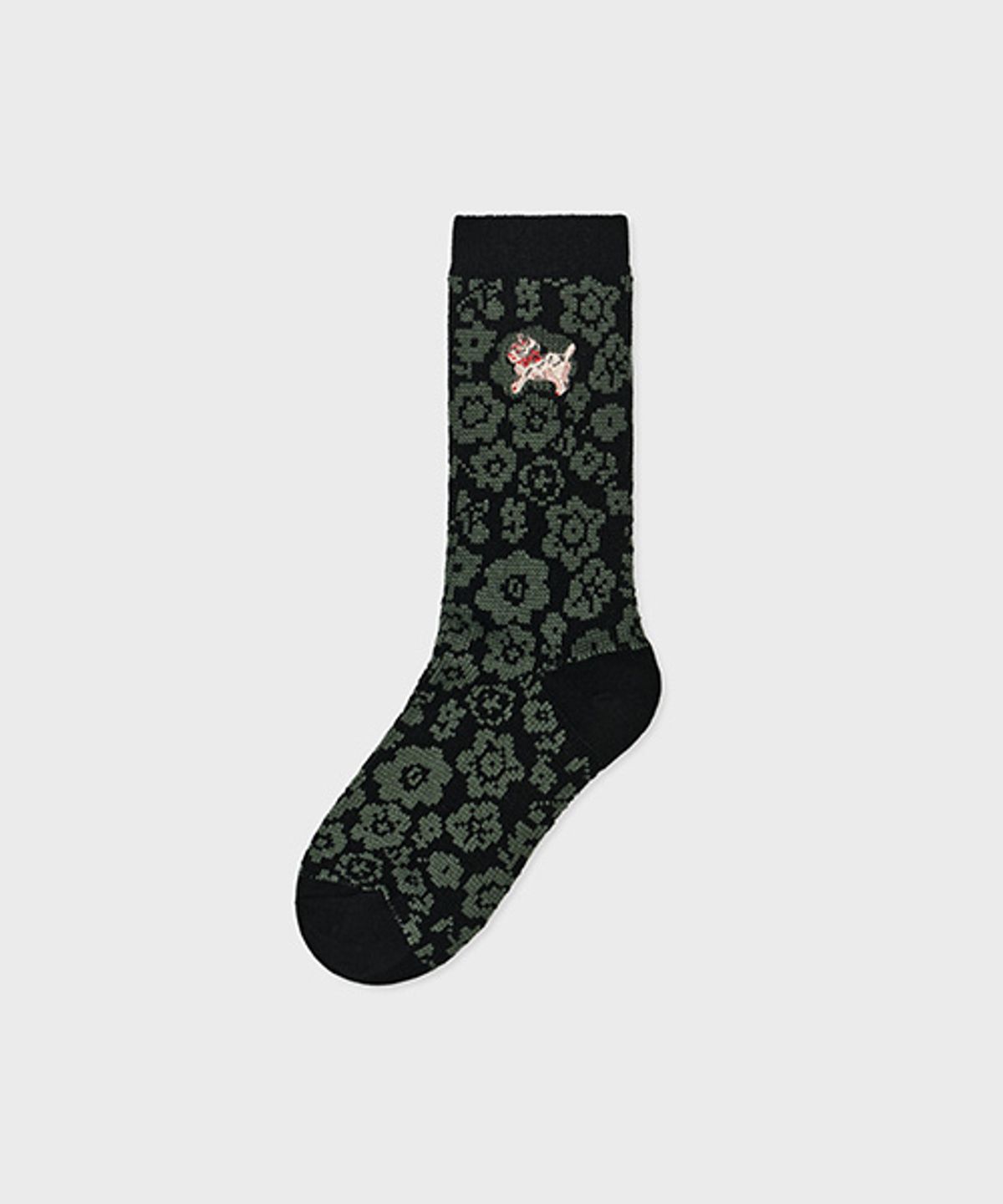 삭스어필(SOCKS APPEAL) NAT flower jacquard embroidery victor
