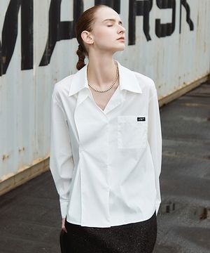 언밸런스 클래식 셔츠 JWBLPI0100