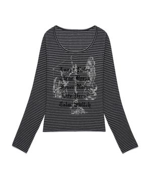 Undone 스트라이프 슬리브