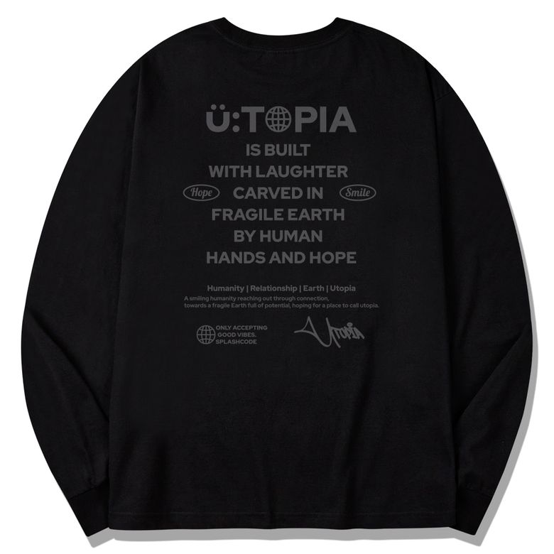 롱슬리브 블랙 - 유토피아(Utopia)