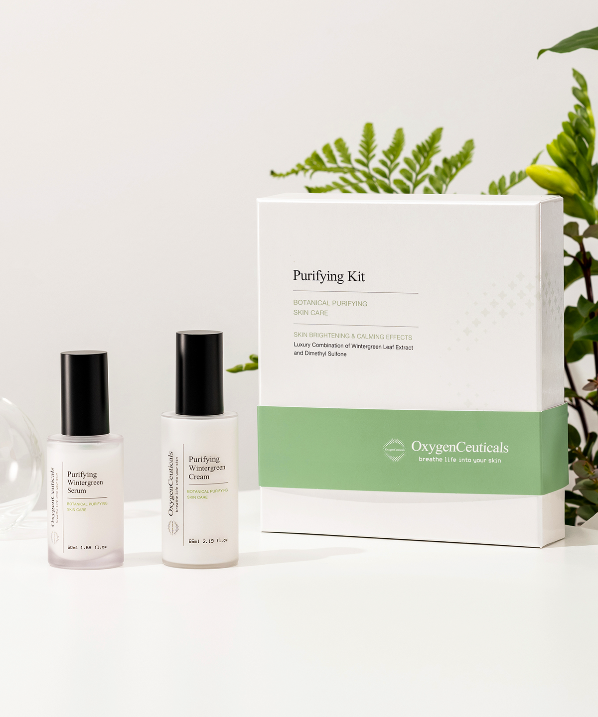 옥시젠슈티컬스(OXYGENCEUTICALS) 퓨리파잉 키트 (세럼+크림 set)