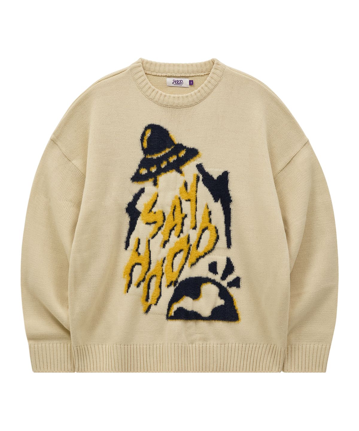 후드후드(HOODHOOD) SAY HOOD 니트 아이보리