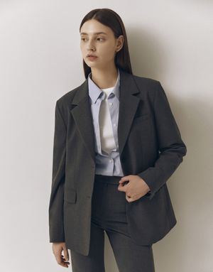 [테일러드] 시그니처 울 싱글 블레이저 375951 [2color]