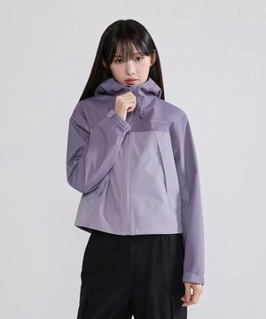여성 베르텍스 크롭 3L 방수 자켓 (VIOLET2)