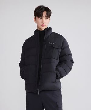 남성 멀티포켓 다운 경량패딩 (BLACK)