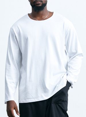 소프트 스쿱넥 LS AM1200 WH