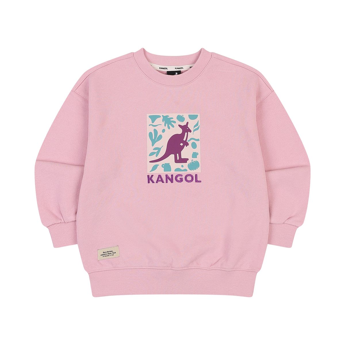 캉골키즈(KANGOL KIDS) 뉴 그래픽 스웻셔츠 RD 0103 핑크