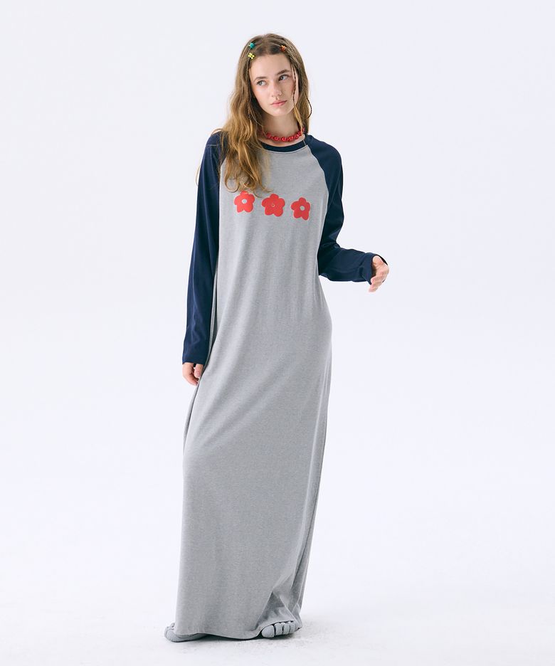 Raglan Long Dress_Grey(레귤란 롱드레스_그레이)