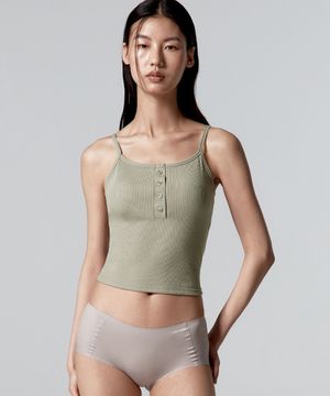 코튼 브라탑 버튼