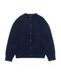(UNISEX) 울 블렌드 라운드 니트 가디건  (네이비)