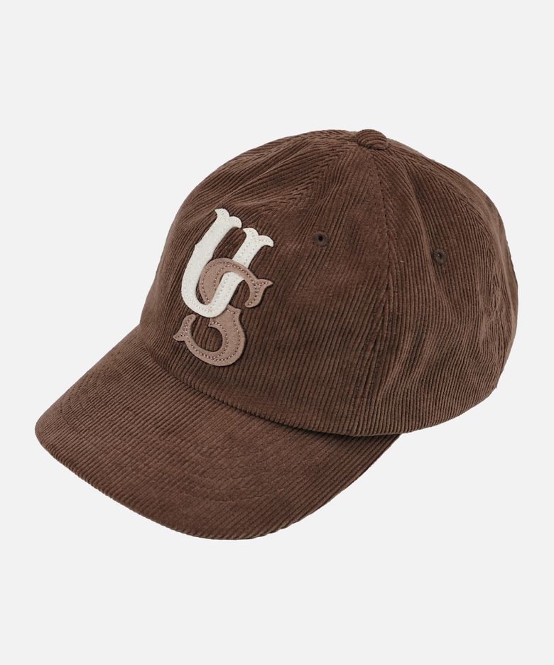 CORDUROY US LOGO BALL CAP _ BROWN
