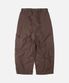 FOLD FATIGUE WIDE PANTS _ BROWN