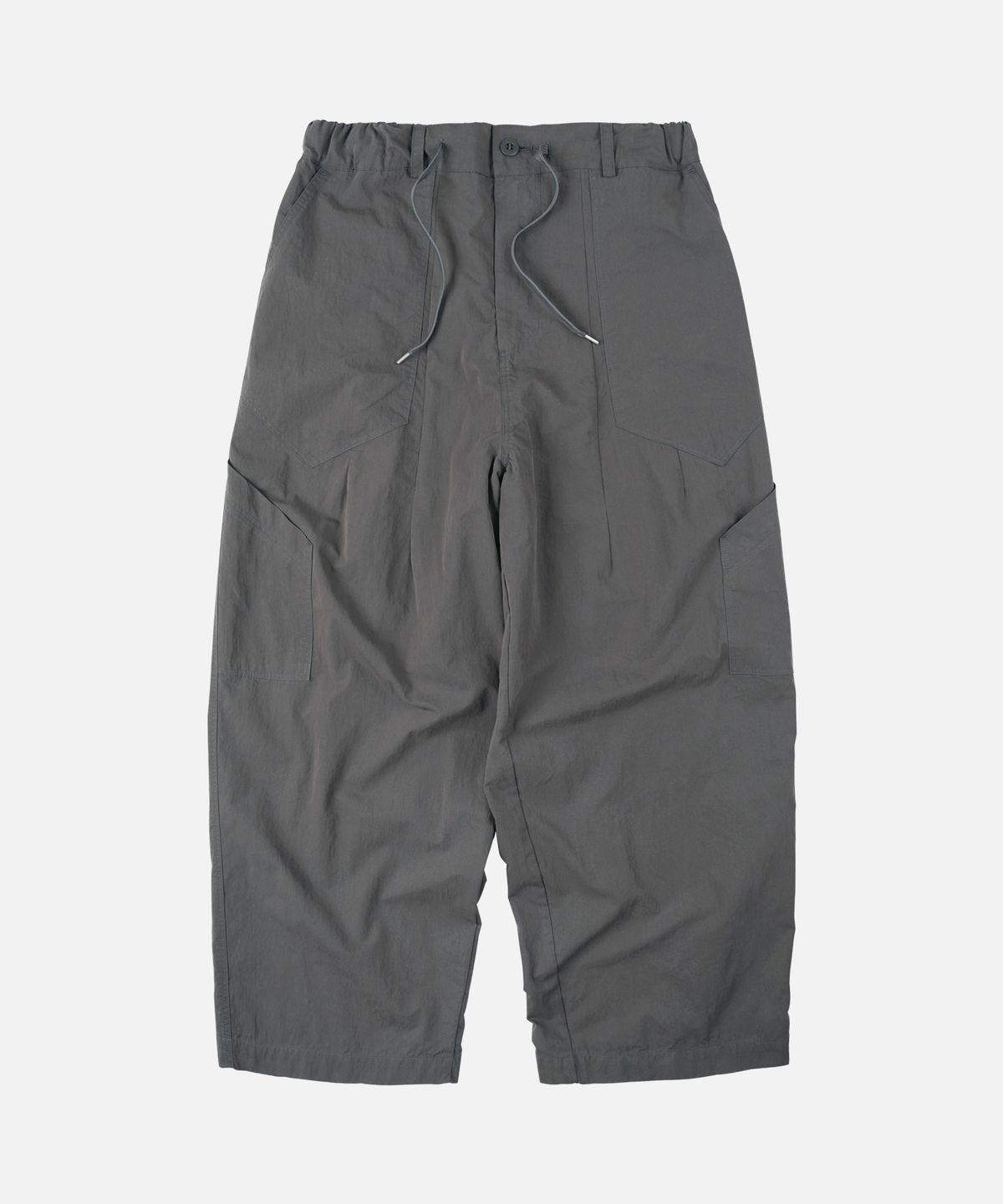 프리즘웍스(FRIZMWORKS) FOLD FATIGUE WIDE PANTS _ CHARCOAL