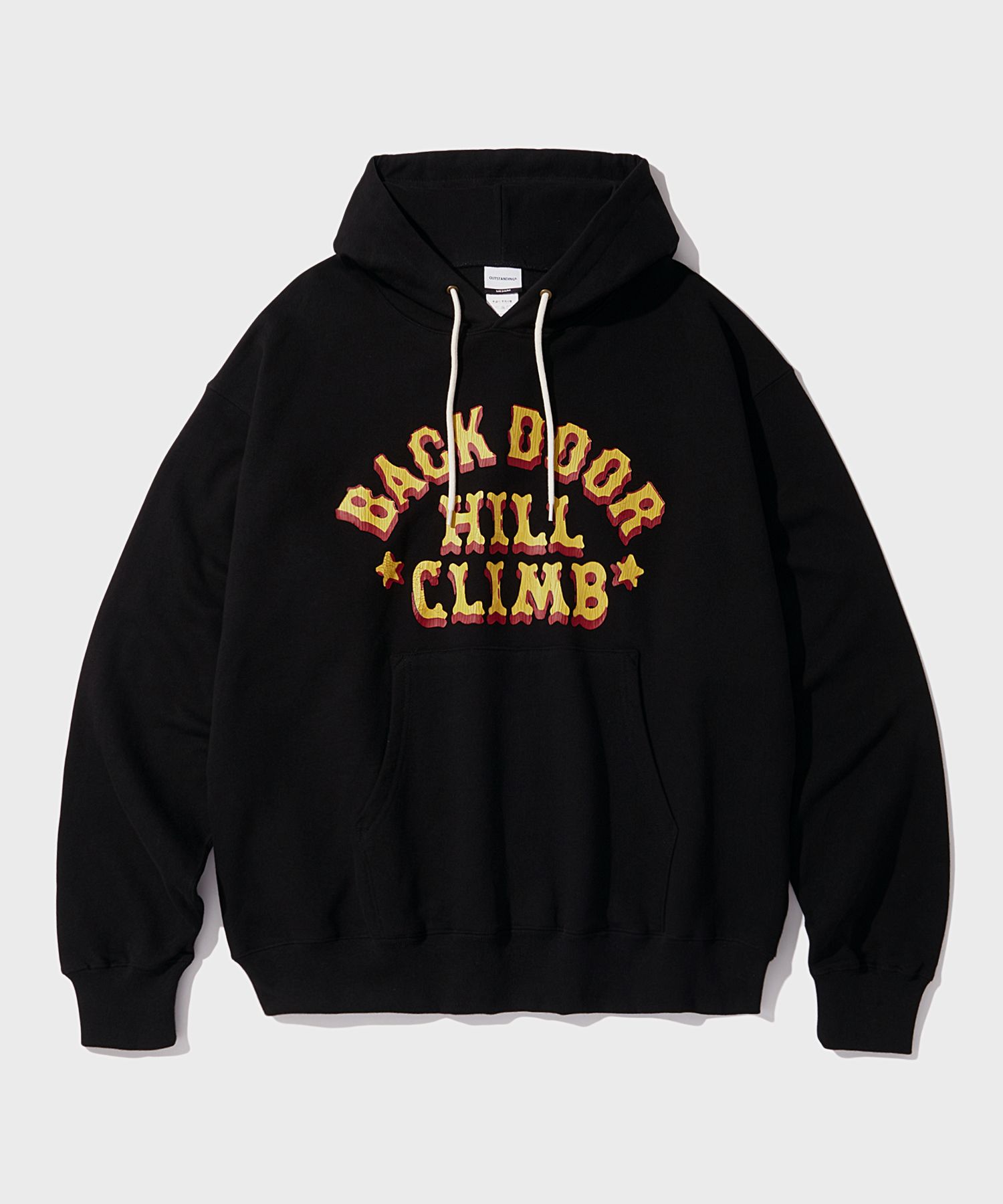 MUSINSA | OUTSTANDING MOT SERIES HOOD SWEAT(HILL CLIMB)_BLACK