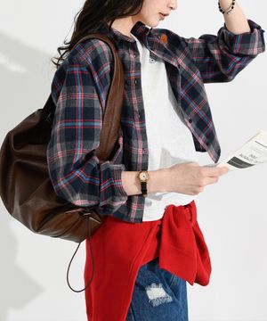 비비드피치크롭남방/셔츠 (PBE08F-WNBW008)