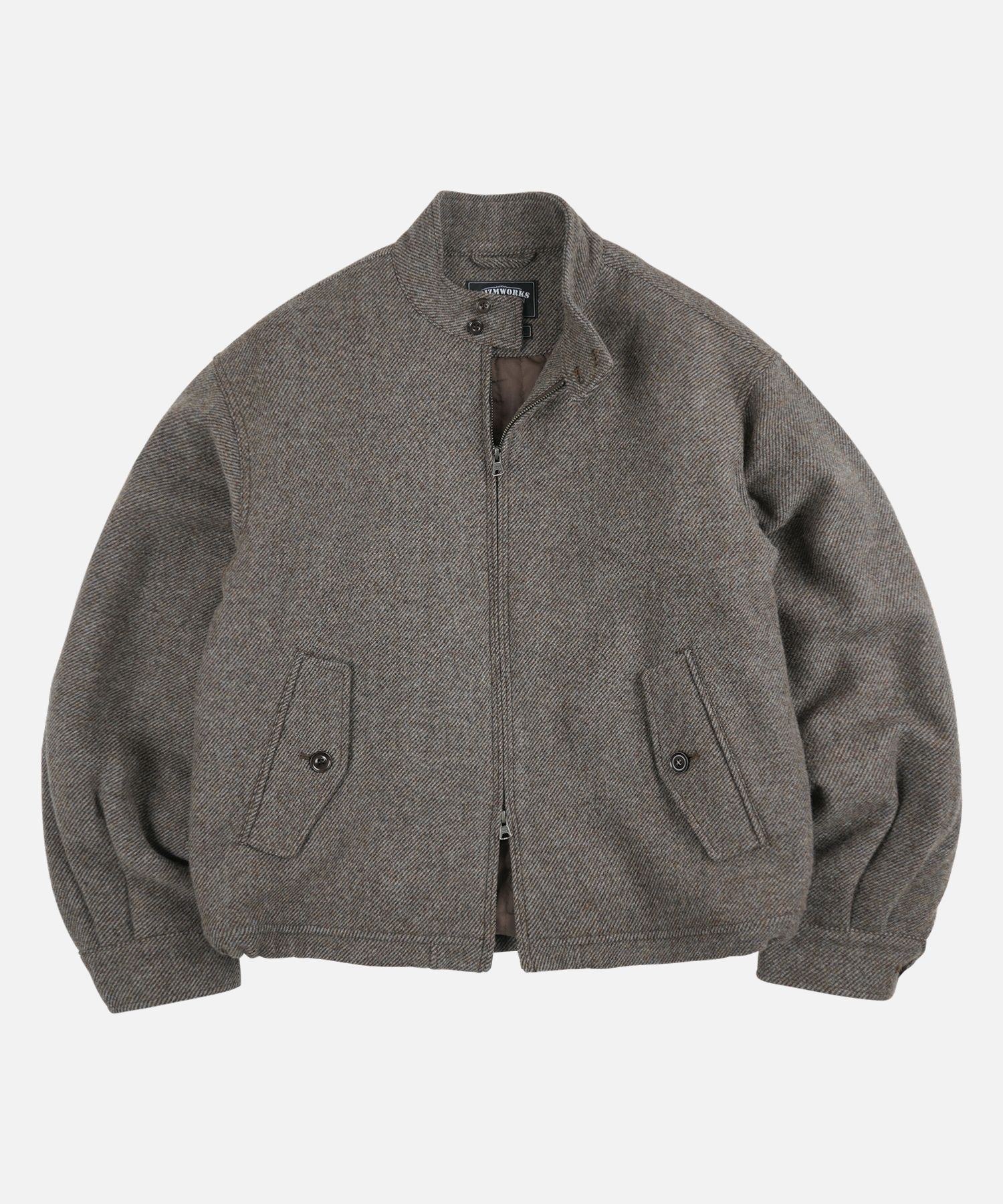 MUSINSA公式 | FRIZMWORKS WOOL HARRINGTON JACKET _ GRAY