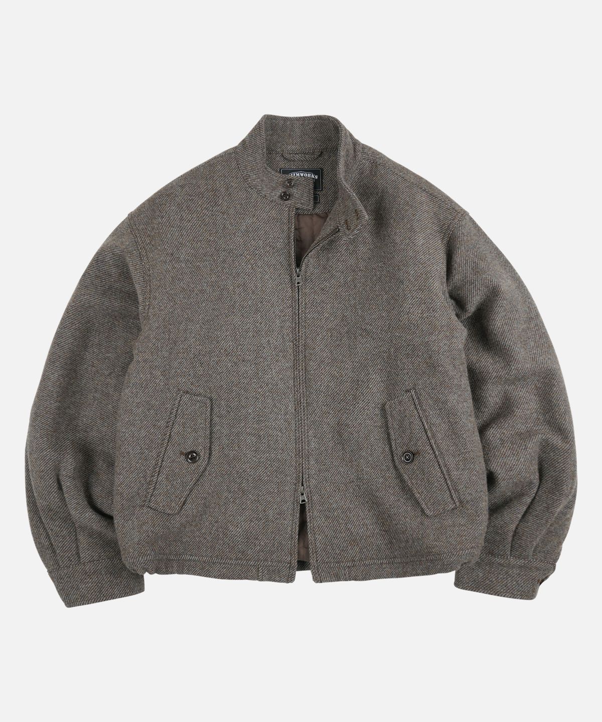프리즘웍스(FRIZMWORKS) WOOL HARRINGTON JACKET _ GRAY