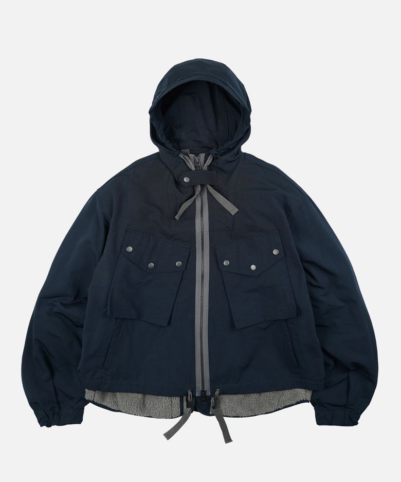 SMOCK HOODED PARKA 002 _ NAVY