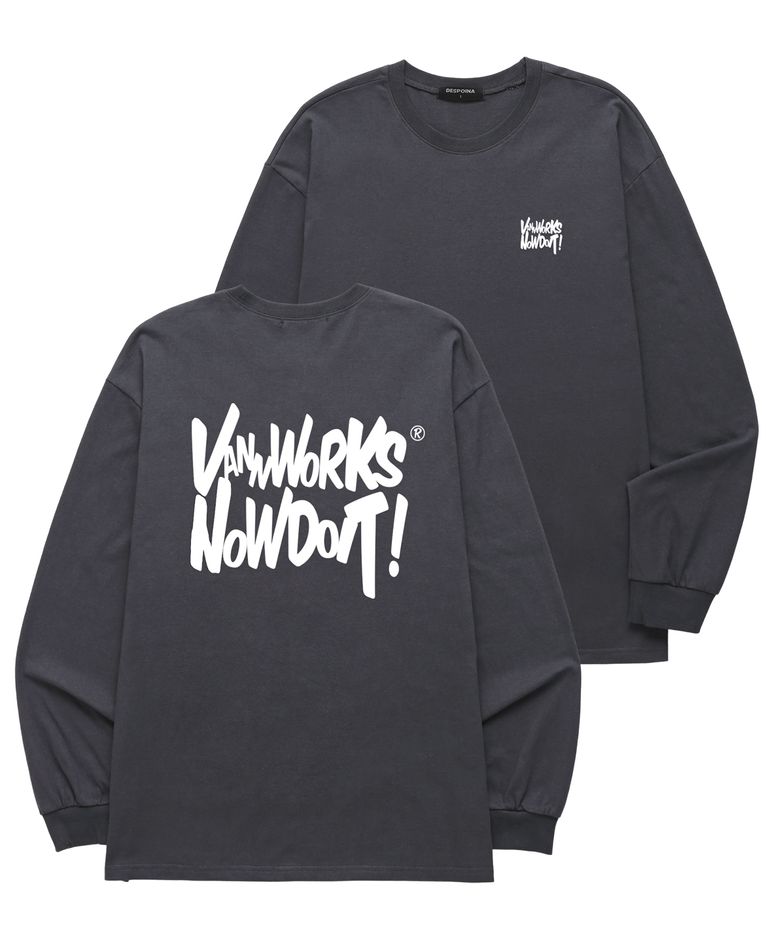 NOW DOIT 롱슬리브 (VLS0082) 차콜