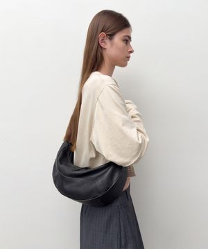 WASHED BUCKLE BAG (black)