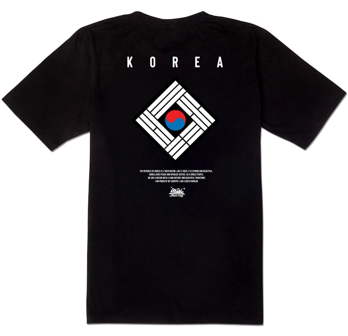 돌돌(DOLDOL) DMK-T-shirts-148 데블몽키 태극기 로고 그래피티 티셔츠 반팔티
