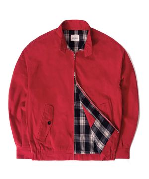 LB Washed Oxford Harrington Jacket (Red)