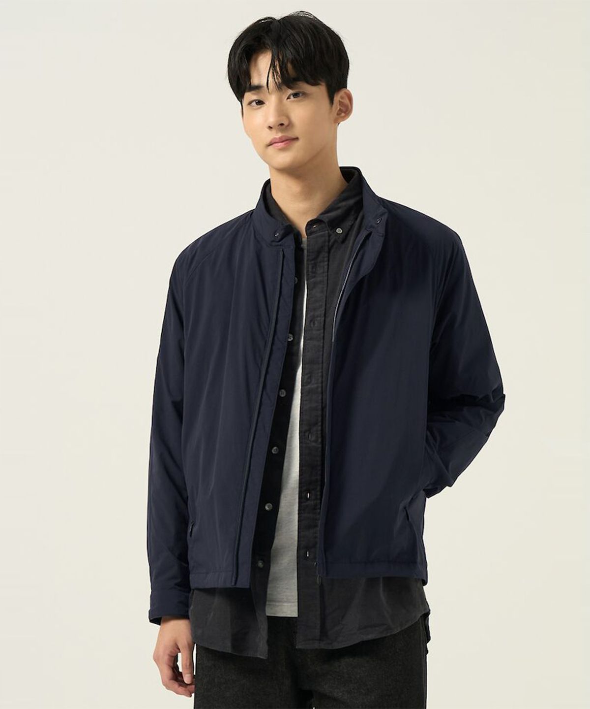 빈폴 멘(BEANPOLE MEN) 모던 해링턴 재킷  블랙