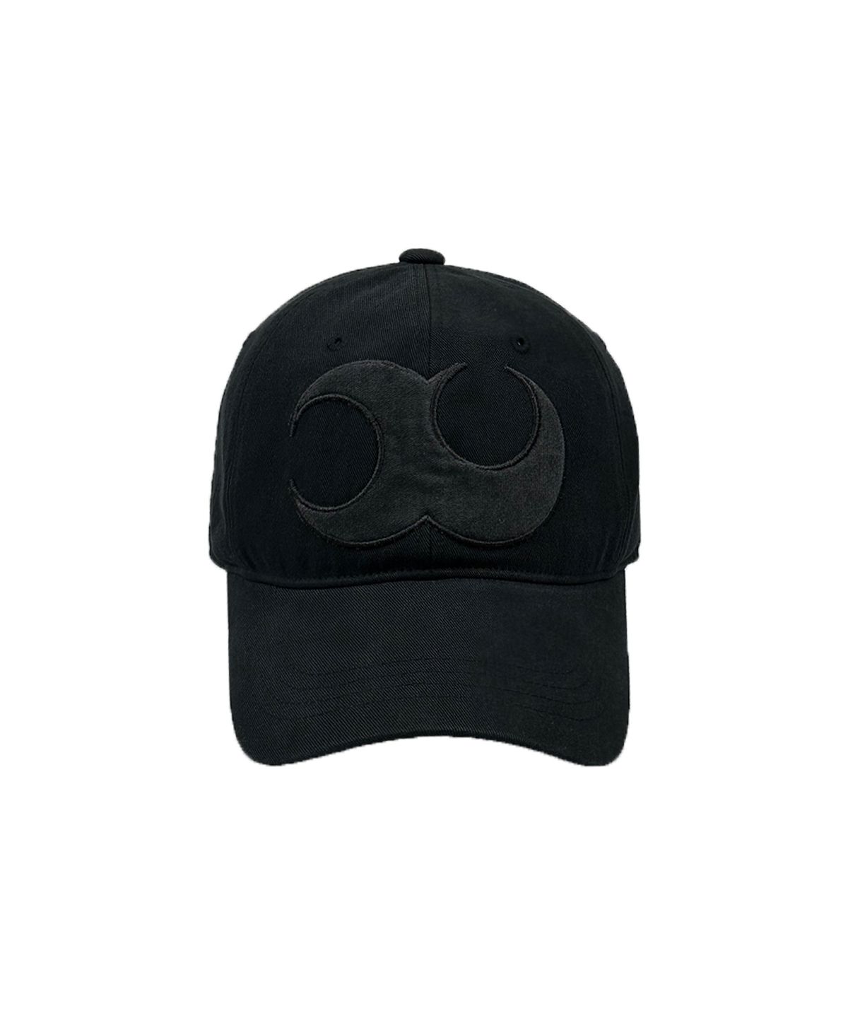 이유(YEEU) BASIC LOGO WASHED BALL CAP [BLACK]