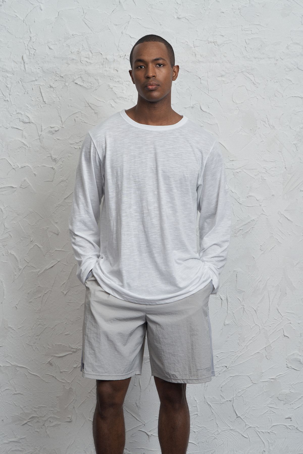 런던(RUNDONE) SLOGAN LONG SLEEVE [WHITE]