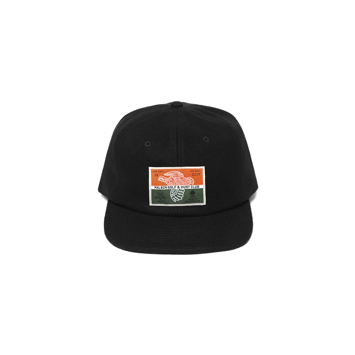 말본 골프(MALBON GOLF) [HUNT CLUB] 헌트클럽 스냅백 BLACK