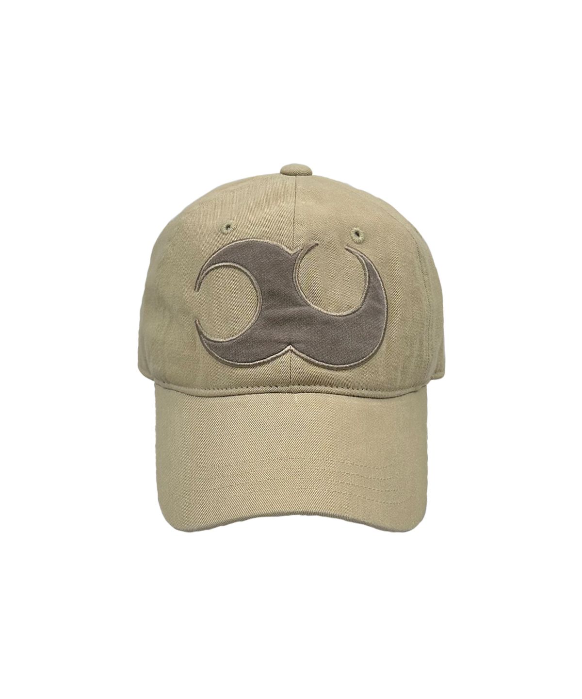 이유(YEEU) BASIC LOGO WASHED BALL CAP [BEIGE]