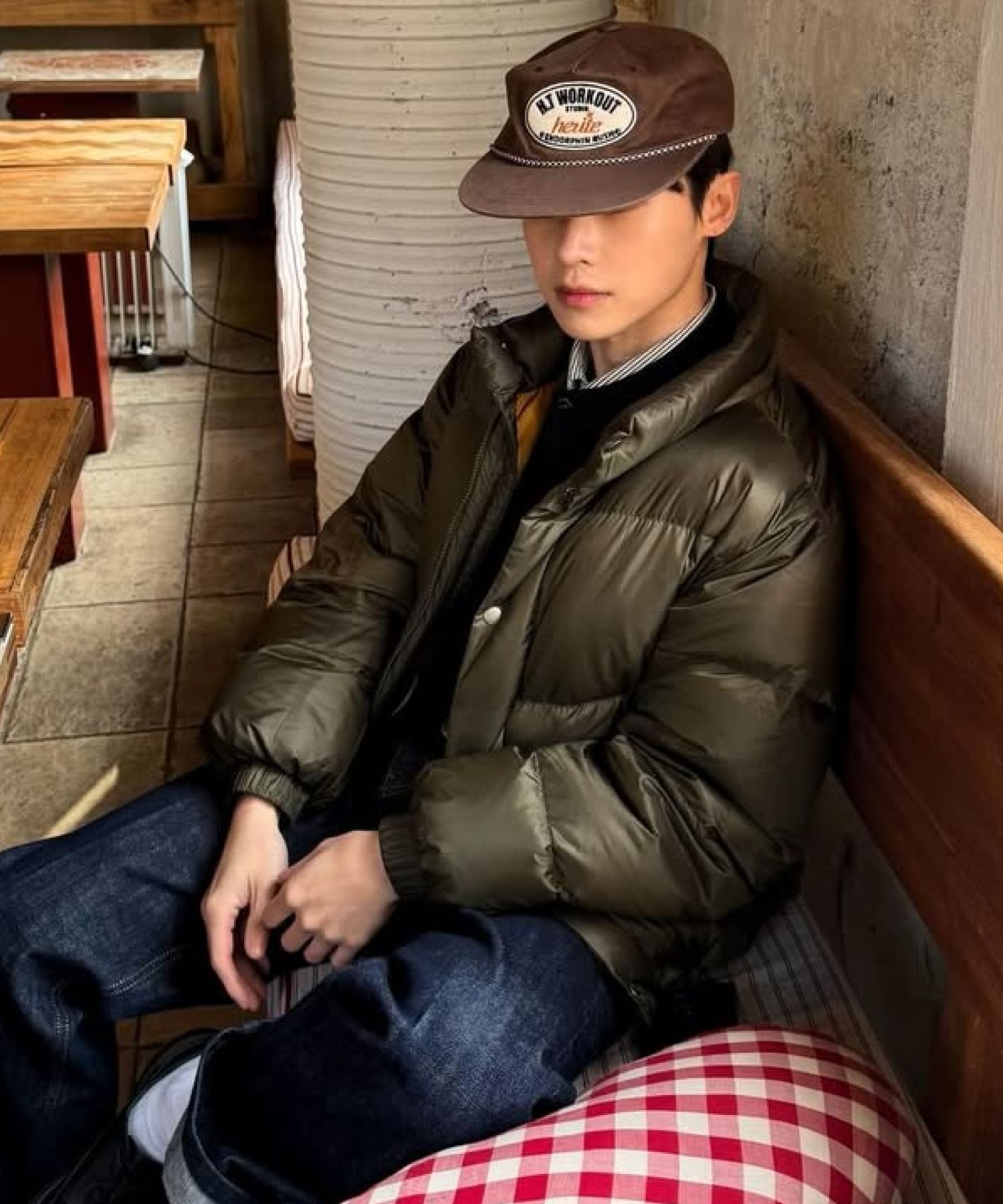 MUSINSA公式 | URBANDTYPE 90年代クラシコダウンジャケット_カーキ