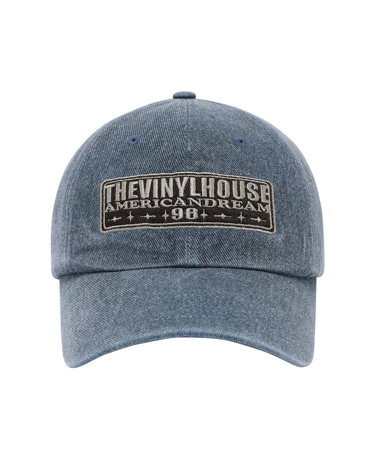 더바이닐하우스(THEVINYLHOUSE) SQUARE PATCH BALL CAP BLUE