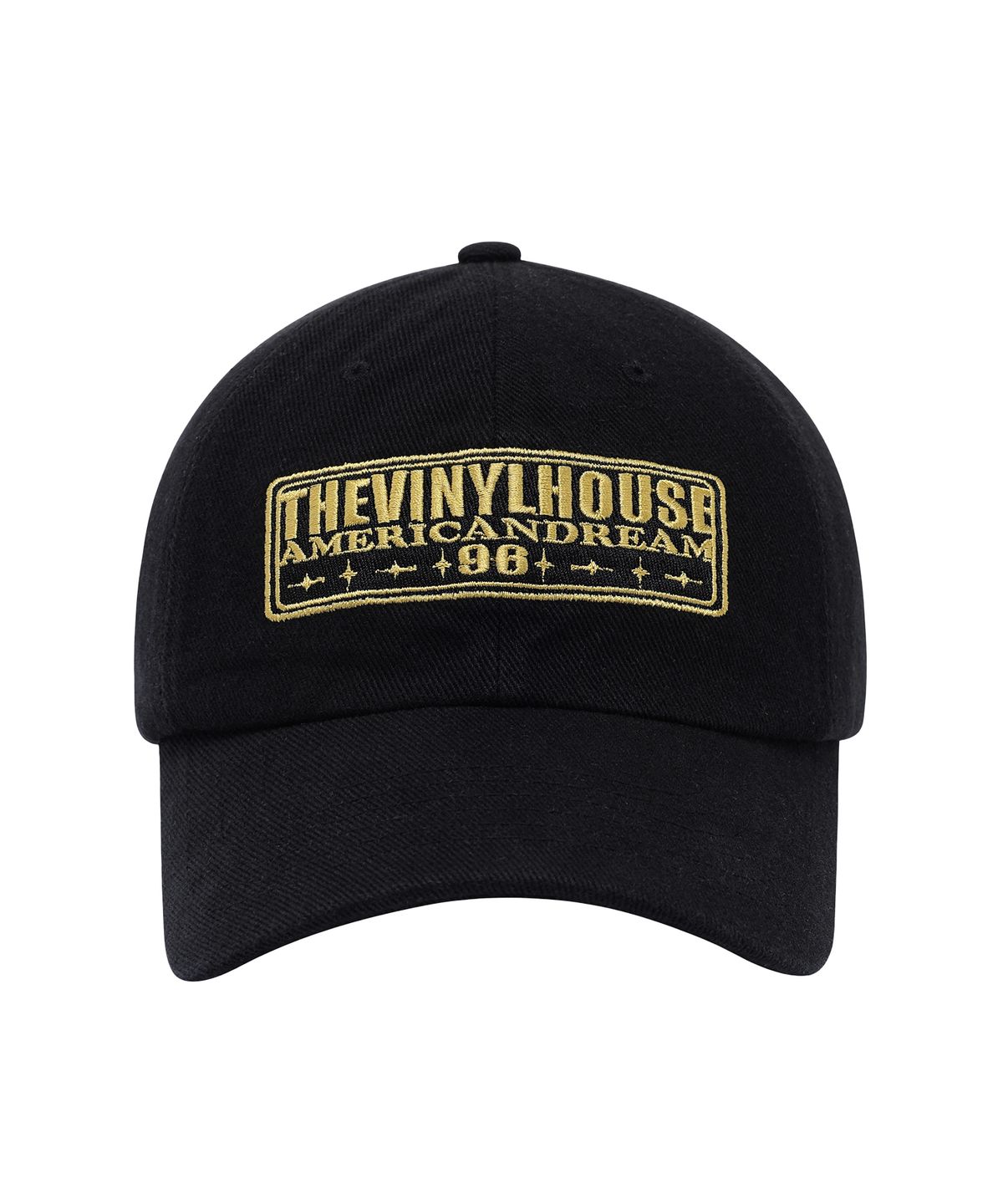 더바이닐하우스(THEVINYLHOUSE) SQUARE PATCH BALL CAP BLACK