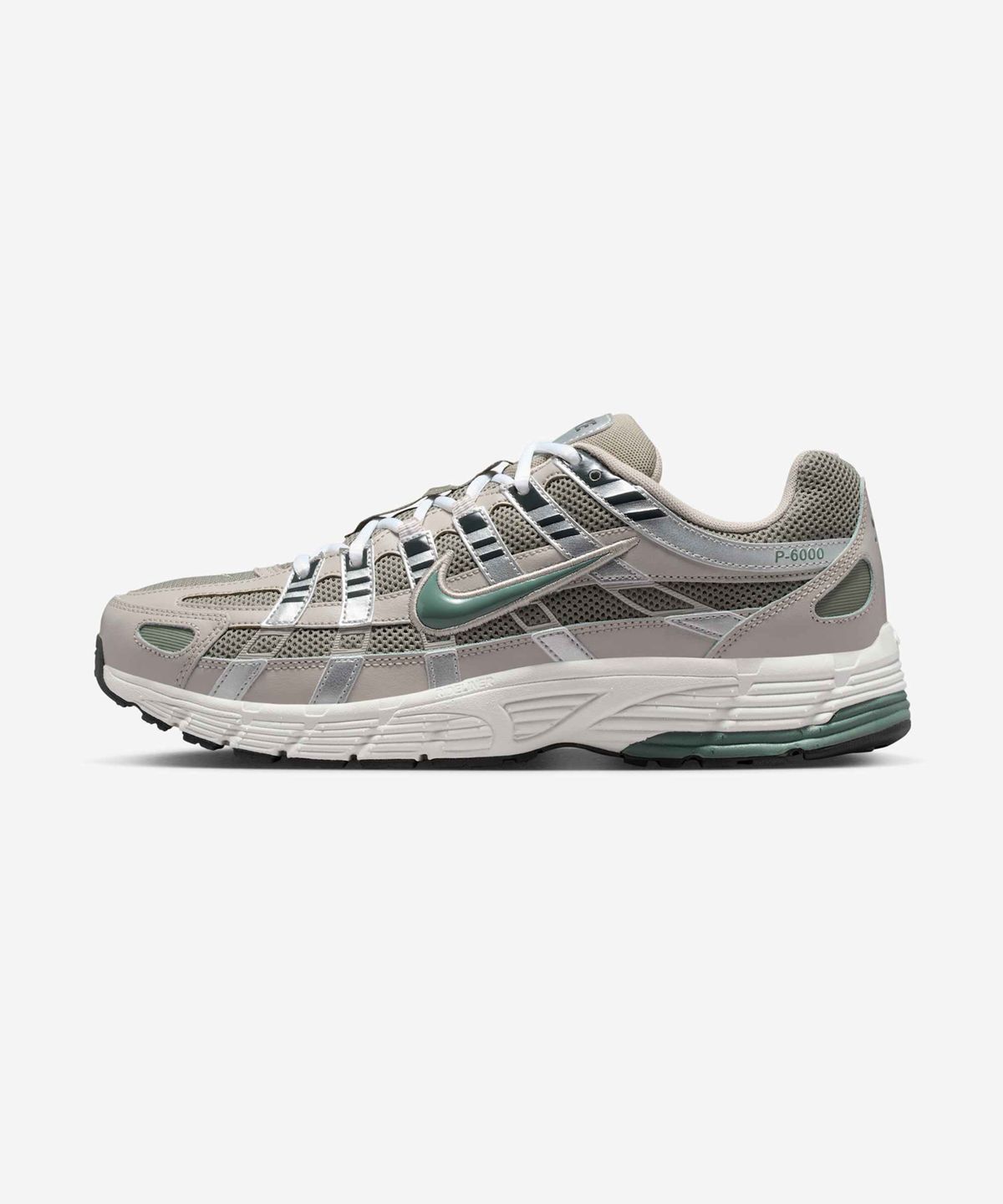 나이키(NIKE) P-6000 M - 크림 II:앤트러사이트:메탈릭 실버:클레이 그린 / CD6404-203