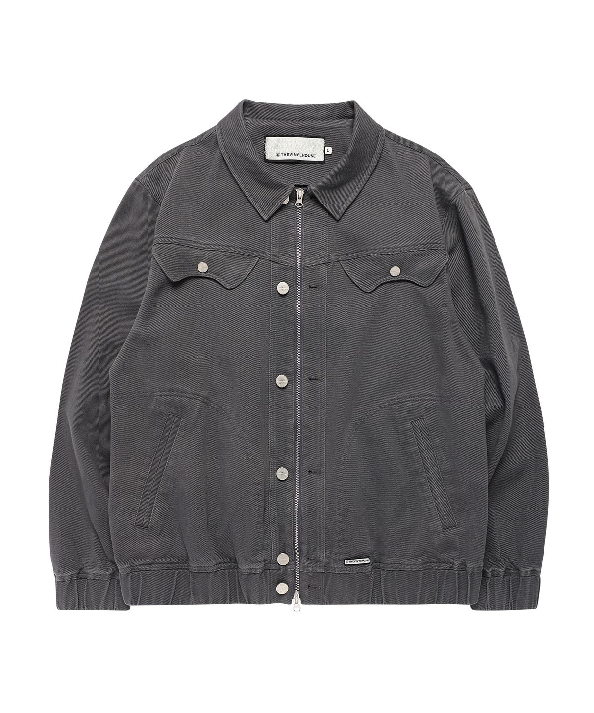 더바이닐하우스(THEVINYLHOUSE) WESTERN WORK JACKET CHARCOAL