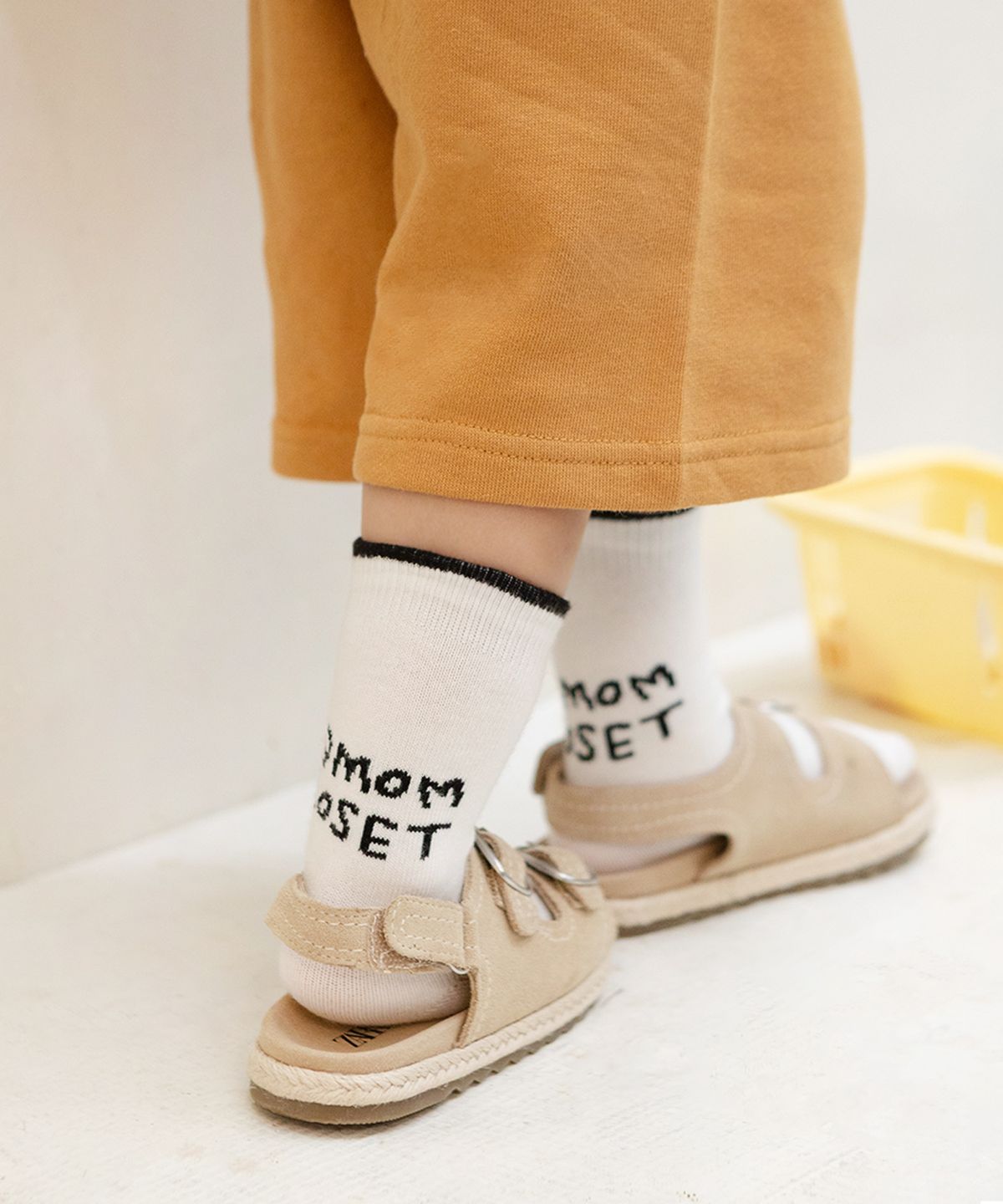 유비맘클로젯(UBMOM CLOSET) 클로젯 레터링 양말 4COLOR