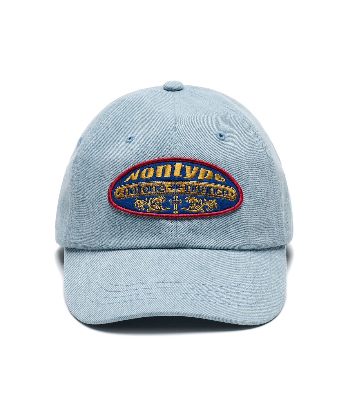 논타입(NONTYPE) WAPPEN WASHED BALL CAP (TEAL MINT)