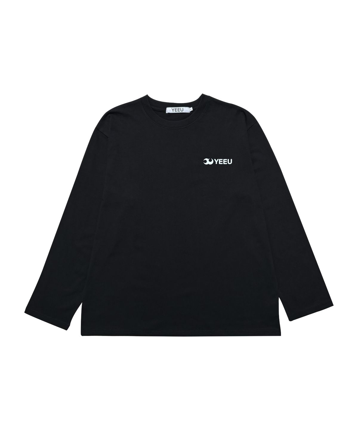 이유(YEEU) TEAM LOGO LONGSLEEVE [BLACK]