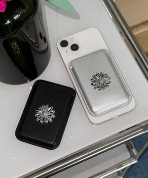 데이지 강력자석 맥세이프 가죽 카드지갑 카드 2장 (2컬러)