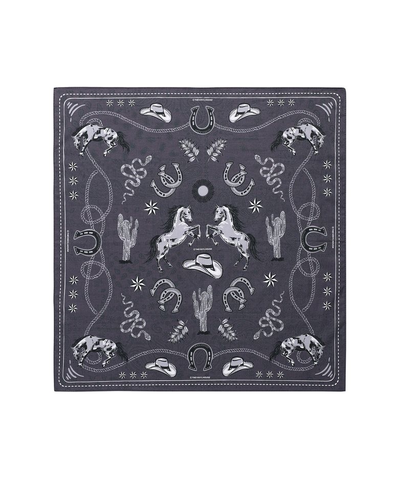 TVH WESTERN PATTERN BANDANA PURPLE