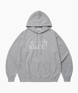 러닝 클럽 1988 오버핏 후드티 [멜란지그레이]