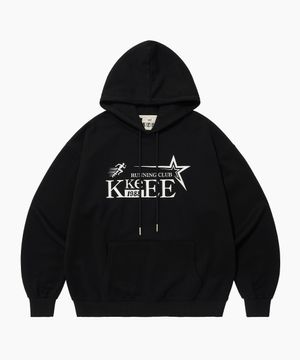 러닝 클럽 1988 오버핏 후드티 [블랙]