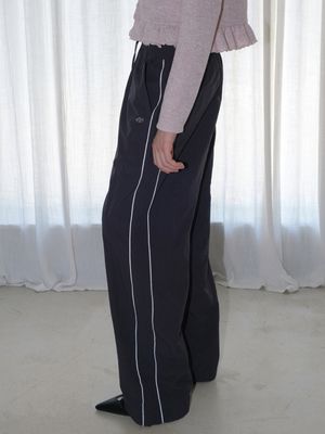 Lined Track Pants, Navy