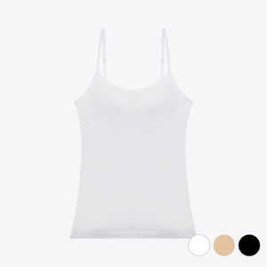 텐셀 스판 브라 내장캡 끈런닝 3Colors