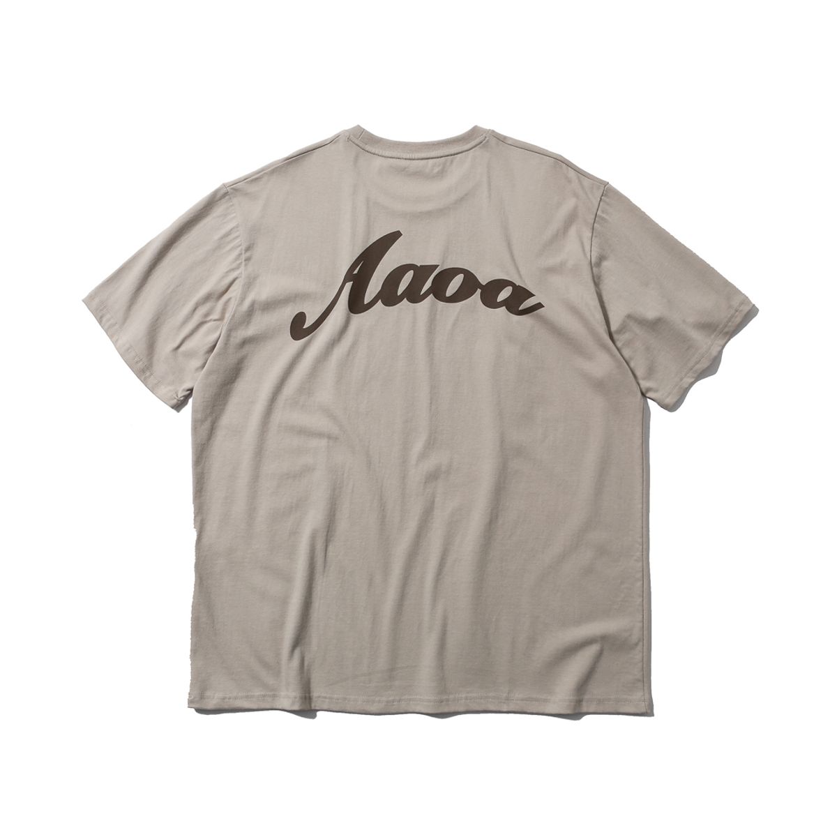 에이에이오에이(AAOA) 뉴욕 아치 로고 티셔츠 [베이지]
