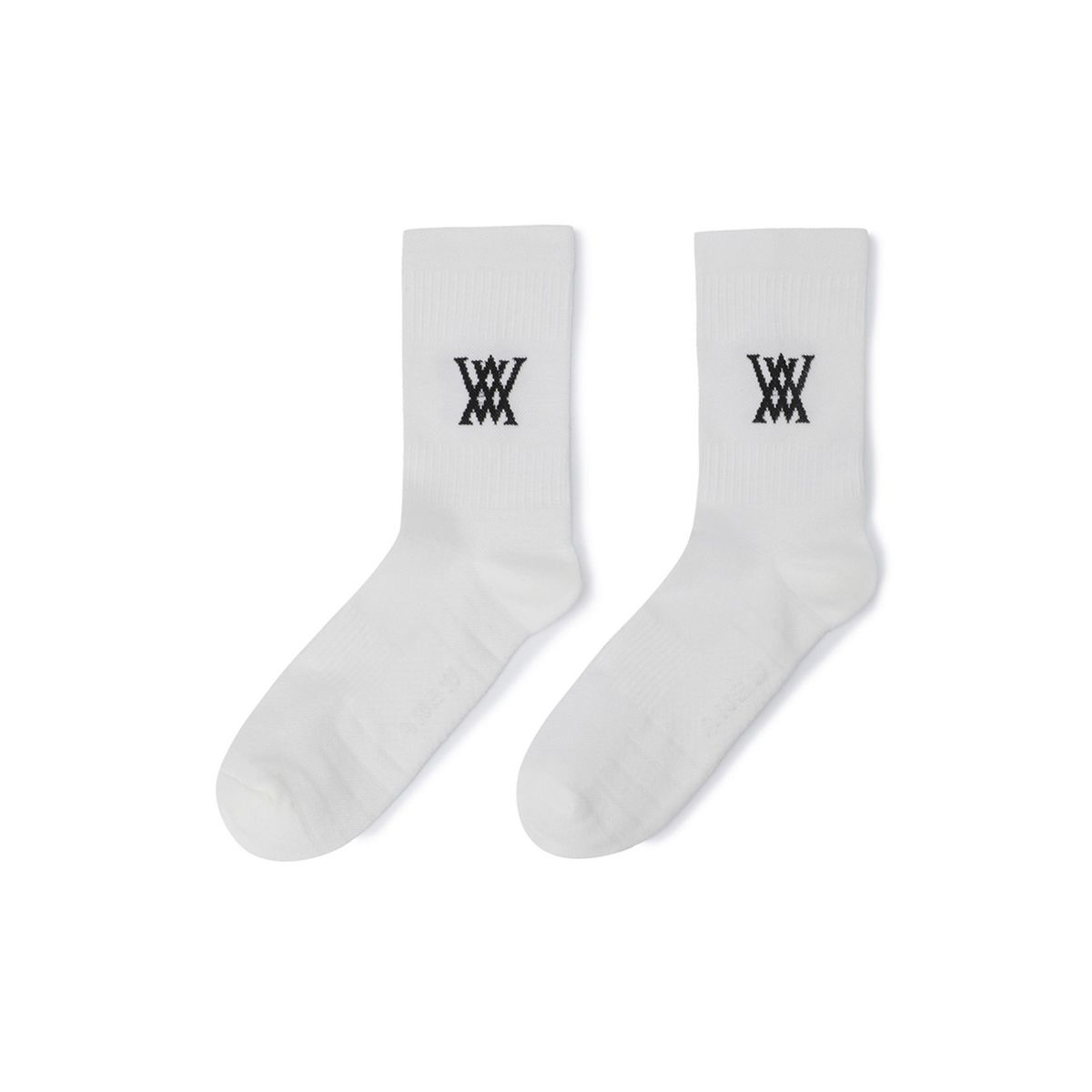 어뉴골프(ANEW GOLF) MEN LOGO SOCKS_WH