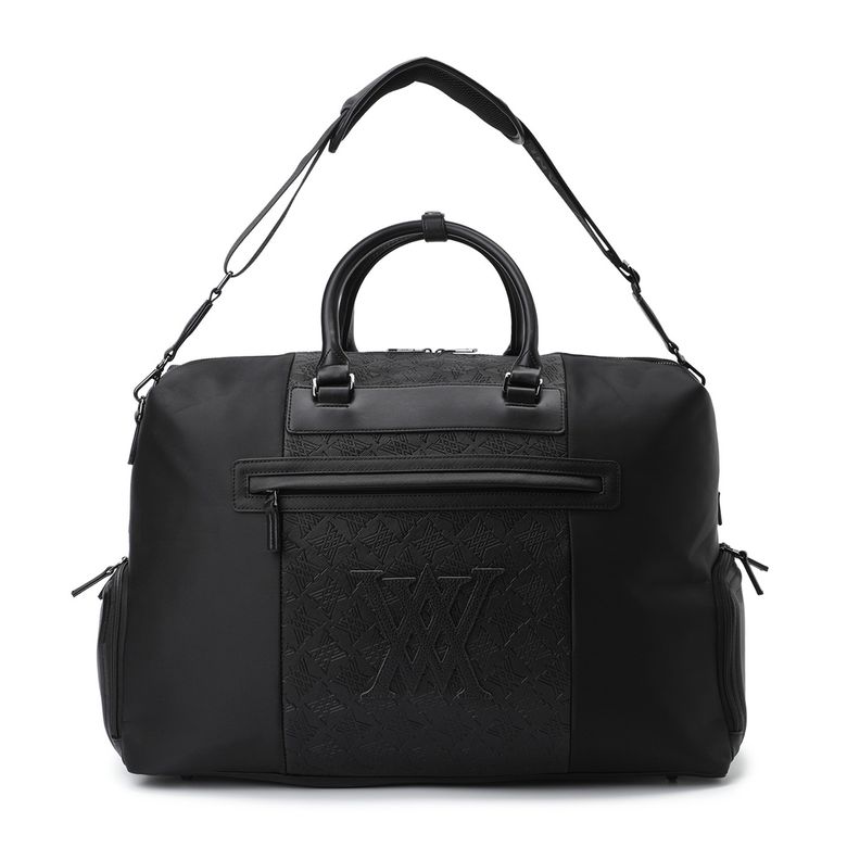 UNI LOGO INTAGLIO BOSTONBAG_BK