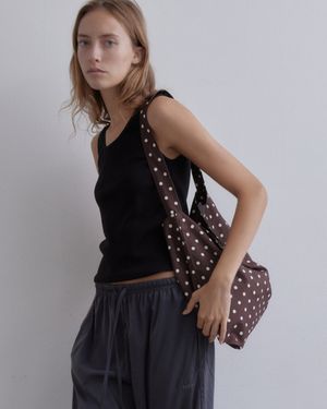 New Dot Easy Bag (Brown)
