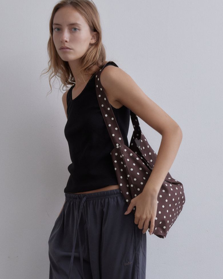 New Dot Easy Bag (Brown)